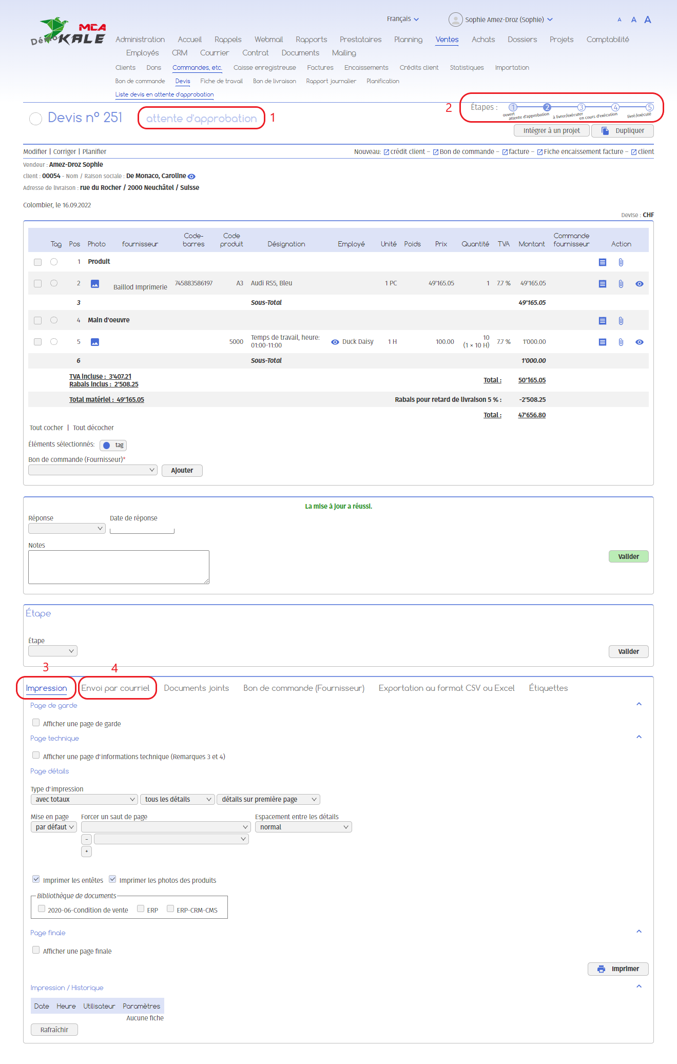 Approbation | MCA Concept