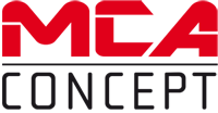 Logo de la société éditrice de logiciels MCA Concept