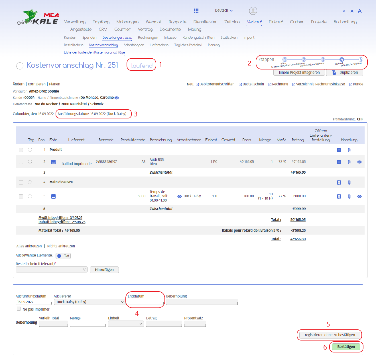 In Bearbeitung | MCA Concept